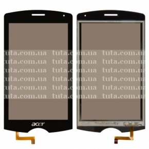 Сенсорный экран (тачскрин) для Acer beTouch E101, черный